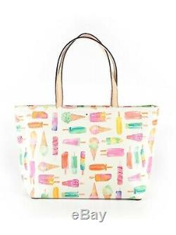 Kate Spade New York Ice Cream Popsicles RARE'Flavor of the Month' Francis Tote