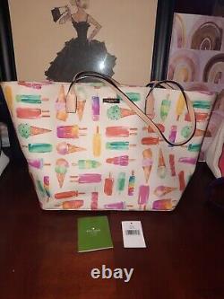 Kate Spade New York Rare Ice Cream Popsicle Flavor of the Month Francis Tote EUC