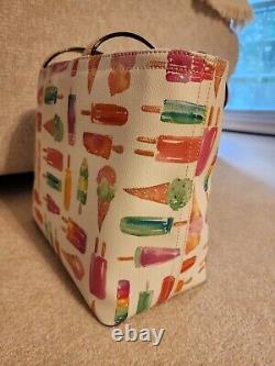 Kate Spade New York Rare Ice Cream Popsicle Flavor of the Month Francis Tote EUC