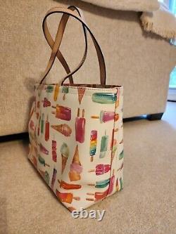 Kate Spade New York Rare Ice Cream Popsicle Flavor of the Month Francis Tote EUC