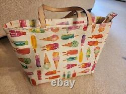Kate Spade New York Rare Ice Cream Popsicle Flavor of the Month Francis Tote EUC