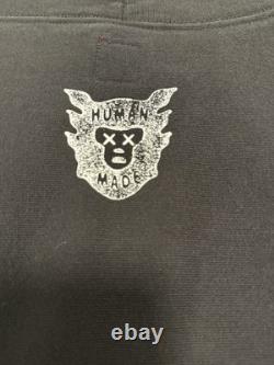 Kaws X Human Made Hoodie Black Large Bbc Billionaire Boys Club Ice Cream Bape