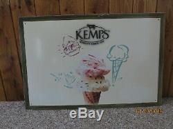 Kemps quality ice cream since 1914 large ice cream shop or store display sign