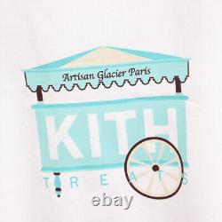 Kith Size L Treats Paris Ice Cream Car Tee Short Sleevet Shirt N4944