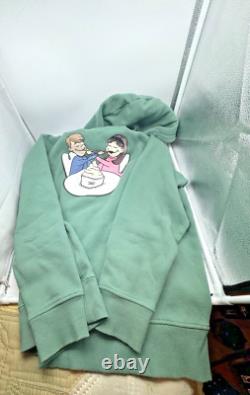 Kith Treats Men's Hoodie Sweatshirt Ice Cream Graphics F & Back Green Large HTF