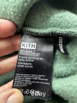 Kith Treats Men's Hoodie Sweatshirt Ice Cream Graphics F & Back Green Large HTF