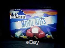 LARGE 2001 Klondike Ice Cream MOVIE BITES (RETIRED) In-Store Lighted Sign