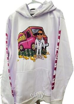 LARGE MASTER P Hoodie WHITE LIMITED EDITION Ice Cream Shop MoneYatti