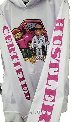 LARGE MASTER P Hoodie WHITE LIMITED EDITION Ice Cream Shop MoneYatti