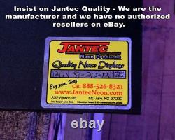 LARGE Rolled Ice Cream Neon Sign Jantec 32 x 27 Fair Street Food Light