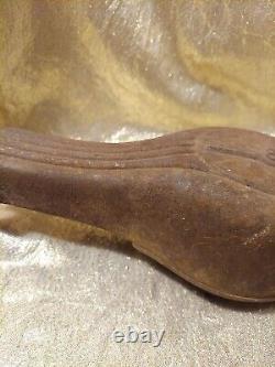 LARGE Vintage Antique 8-Quart ICE CREAM FREEZER Maker HAND-CRANK Industrial Deco