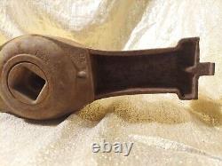 LARGE Vintage Antique 8-Quart ICE CREAM FREEZER Maker HAND-CRANK Industrial Deco