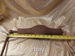 LARGE Vintage Antique 8-Quart ICE CREAM FREEZER Maker HAND-CRANK Industrial Deco