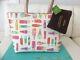 LAST ONE NWT Kate Spade Flavor of the Month Ice Cream Francis Tote Bag Popsicles