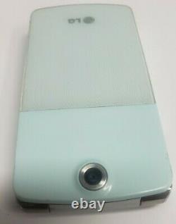 LG KF350 Ice Cream Blue 3MP FM A2DP LED Lighting Unlocked GSM 2G Flip Cell Phone