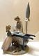 LLADRO RARE Ice Cream Vendor with Girl and Dog #5325 LARGE MINT