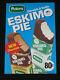 Large 1990 Peters Eskimo Pie Ice Cream Advertising Shop Price Card Sign Milk Bar
