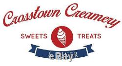 Large Custom Business Sign, Ice Cream Shop, Oval, We Use Your Graphic and Colors