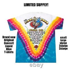 Large Dead and Company Final Tour Ice Cream Man Tie Dye Concert T-shirt Merch