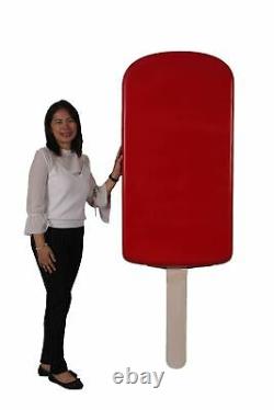 Large Hanging Pink Ice Cream Popsicle Over Sized Statue