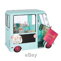 Large Ice Cream Truck Our Generation Dolls Playset Van Lights Sound Toy Gift