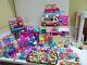 Large Lot Shopkins Petkins Acessories Airplane Candy Icecream Refrig Flower Stan