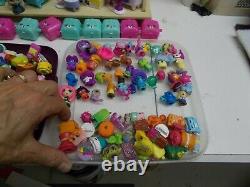 Large Lot Shopkins Petkins Acessories Airplane Candy Icecream Refrig Flower Stan