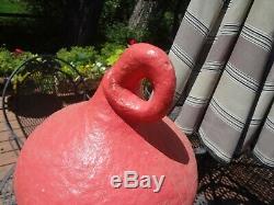 Large Old Paper Mache Eat-it-al Ice Cream Cone. Rare Red. Buy It Now