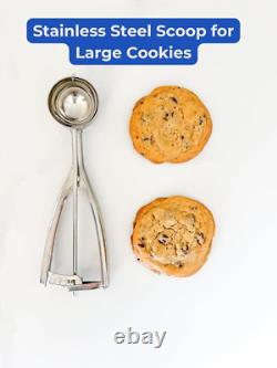 Large Scoop Ice Cream, Cookie Dough & Cupcake Scooper 3 Tablespoon 1.5 Ounce