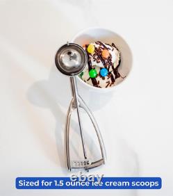 Large Scoop Ice Cream, Cookie Dough & Cupcake Scooper 3 Tablespoon 1.5 Ounce