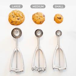 Large Scoop Ice Cream, Cookie Dough & Cupcake Scooper 3 Tablespoon 1.5 Ounce