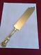 Large Sterling Kings Pattern Ice Cream Knife with Gilt Blade no monogram