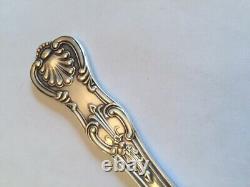 Large Sterling Kings Pattern Ice Cream Knife with Gilt Blade no monogram