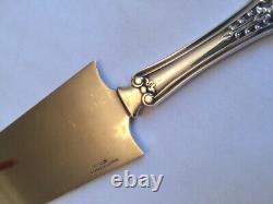 Large Sterling Kings Pattern Ice Cream Knife with Gilt Blade no monogram