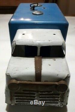 Large Triang Tin Metal Ice Cream Van Truck Model Toy Collectors Antique