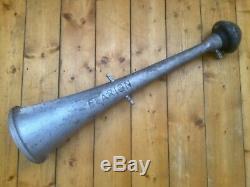 Large Vintage Clarion Metal Vehicle Horn from 1950's Ice Cream Van