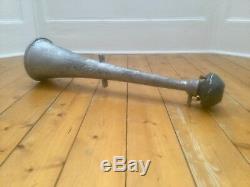 Large Vintage Clarion Metal Vehicle Horn from 1950's Ice Cream Van