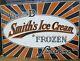 Large Vintage Smith's Ice Cream Heavy Porcelain Sign C. 1930 106.5cm x 76cm