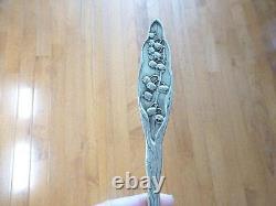 Lily Of The Valley Whiting Large Solid ICE CREAM KNIFE Sterling Silver 13