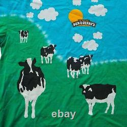 Liquid Blue Ben & Jerry Vintage 90s Y2K Ice Cream T-Shirt Men's Extra Large (XL)