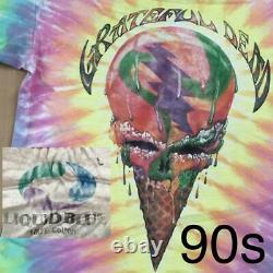 Liquid Blue T-Shirt Grateful Dead Ice Cream American 1990 Vintage