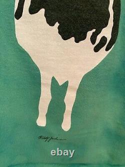 Liquid Blue Vtg Ben and Jerry's Euphoria XL Tie Dye T-shirt Woody Jackson AOP