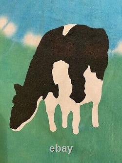 Liquid Blue Vtg Ben and Jerry's Euphoria XL Tie Dye T-shirt Woody Jackson AOP