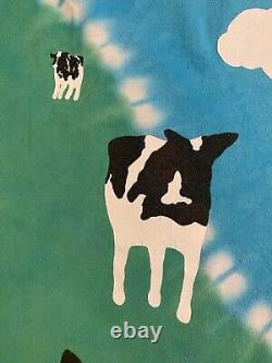 Liquid Blue Vtg Ben and Jerry's Euphoria XL Tie Dye T-shirt Woody Jackson AOP
