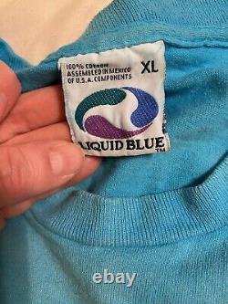 Liquid Blue Vtg Ben and Jerry's Euphoria XL Tie Dye T-shirt Woody Jackson AOP