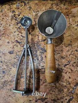 Lot Of Vintage Ice Cream Scoops Gilchrist Germany Mosteller