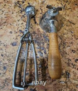 Lot Of Vintage Ice Cream Scoops Gilchrist Germany Mosteller