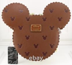 Loungefly Disney Mickey Mouse Ice Cream Sandwich Womens Crossbody Purse Bag New
