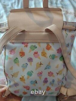 Loungefly Pokemikke Pokémon ice cream backpack cardholder set rare heart logo