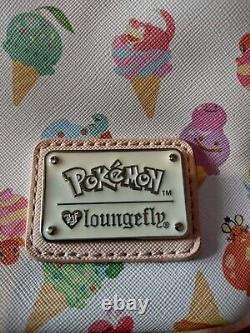 Loungefly Pokemikke Pokémon ice cream backpack cardholder set rare heart logo